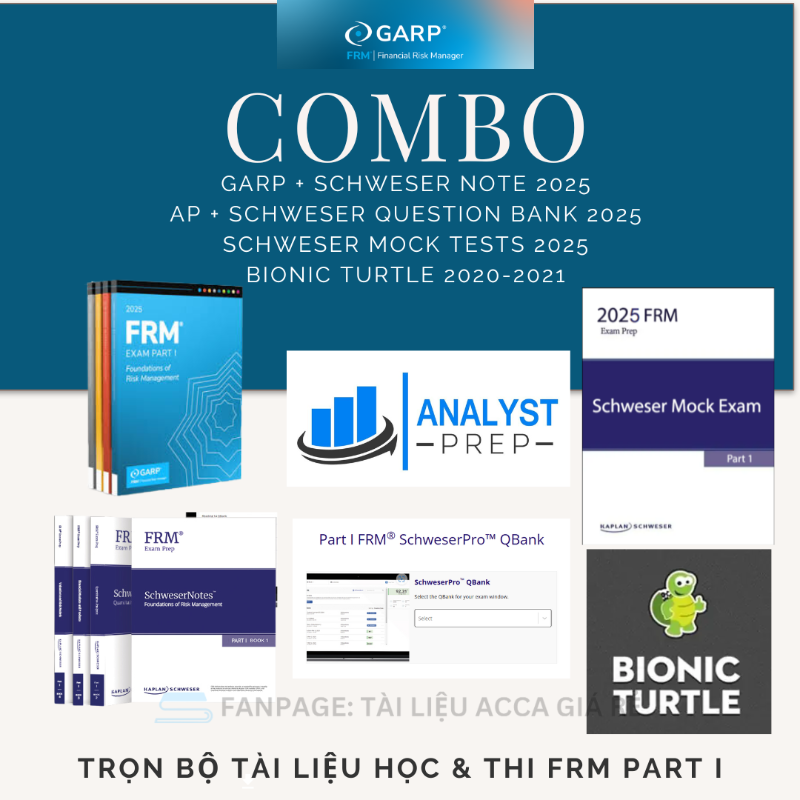 BỘ TÀI LIỆU FRM PART I 2025 BẢN PDF