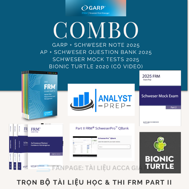 BỘ TÀI LIỆU FRM PART II 2025 BẢN PDF