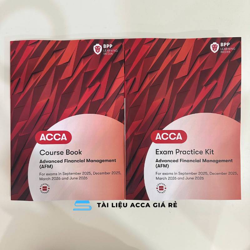 AFM - Advanced Financial Management - Bản giấy in (Bộ hoặc lẻ)