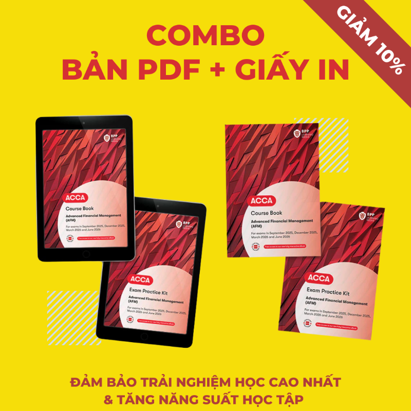 AFM - Advanced Financial Management - Bản giấy in (Bộ hoặc lẻ)