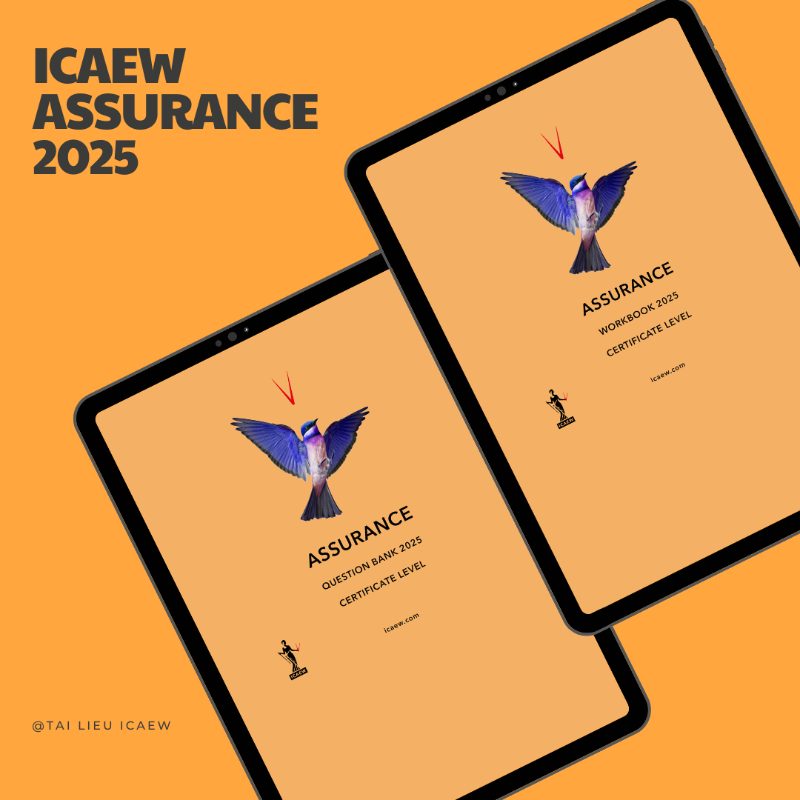 Bộ Workbook & Question Bank ICAEW bản PDF 6 môn CFAB 2025