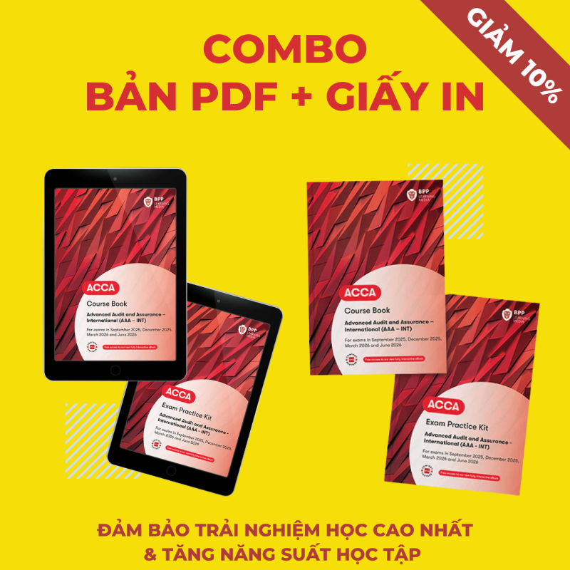AAA - Advanced Audit and Assurance (INT) - Bản giấy in (Bộ hoặc lẻ)