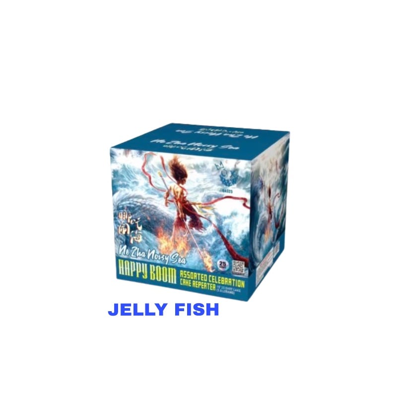 TS0716 | 3寸洞25发 V1 哪吒闹海(水母) | 3"25 SHOT CAKE V1 (JELLY FISH)