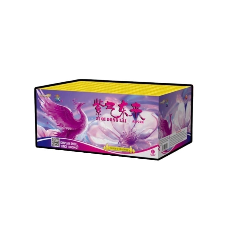 A23 | 紫气东来 4寸100发 | 4''100 ZHI QI DONG LAI