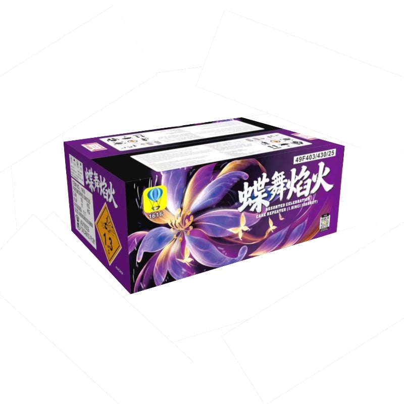 P27 | 蝶舞焰火 9"138发 | 1.5"(D) 9"138 SHOOT CAKE