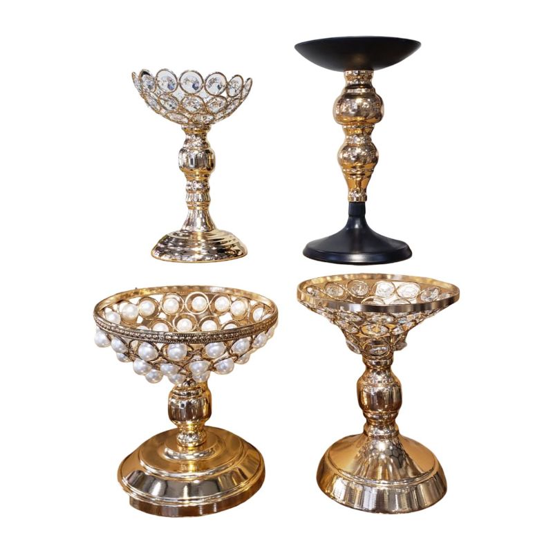 (TPM-1460-B) 1 Piece Candle Stand Small-Size 2