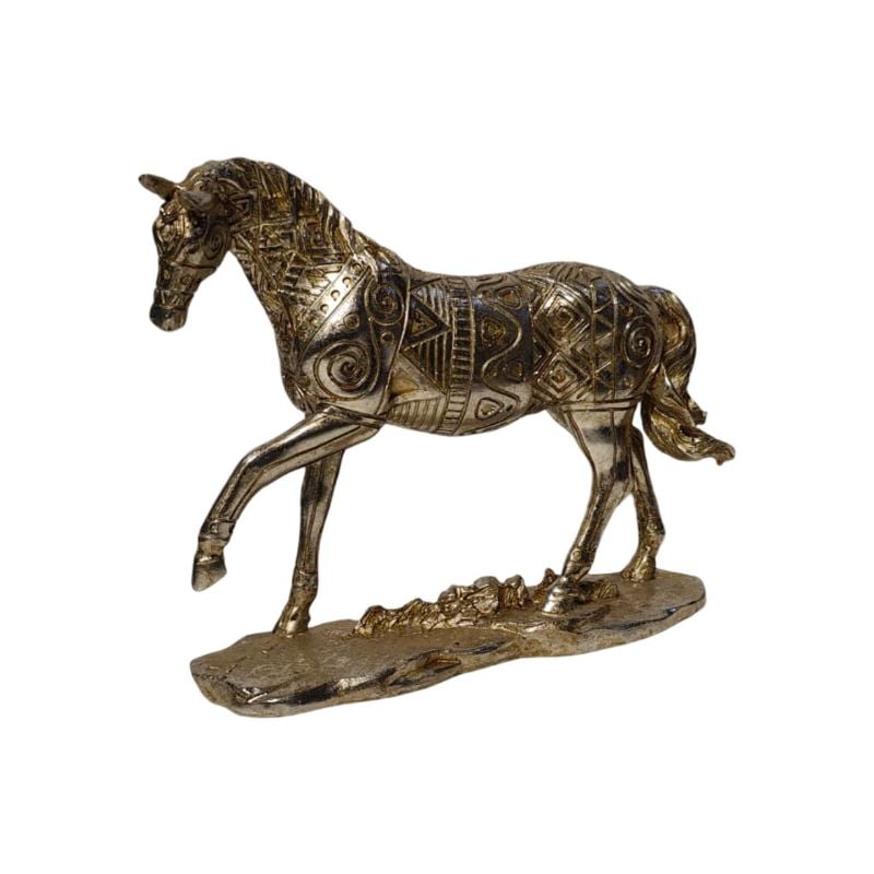 (TPM-2595) Resin Standing Horse Small