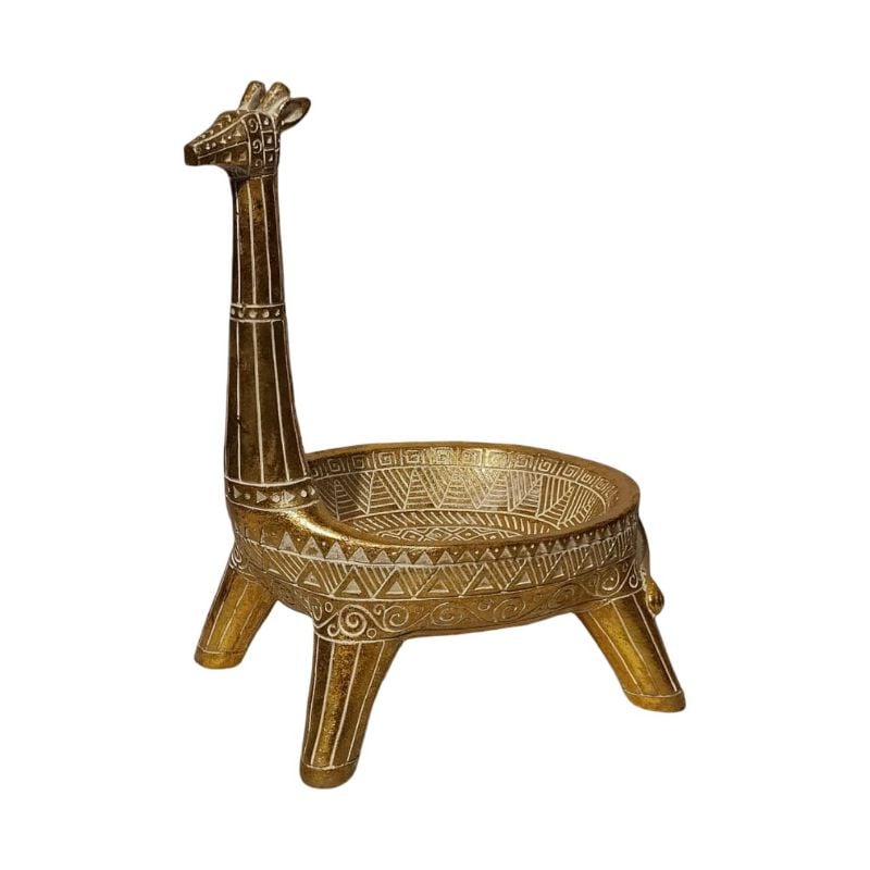 (TPM-2596) Resin Deer Platter Large .