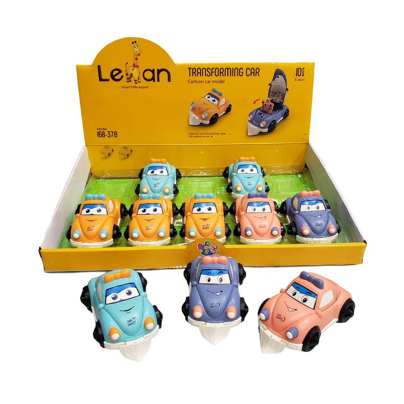 (168-37B) Transforming Cartoon car