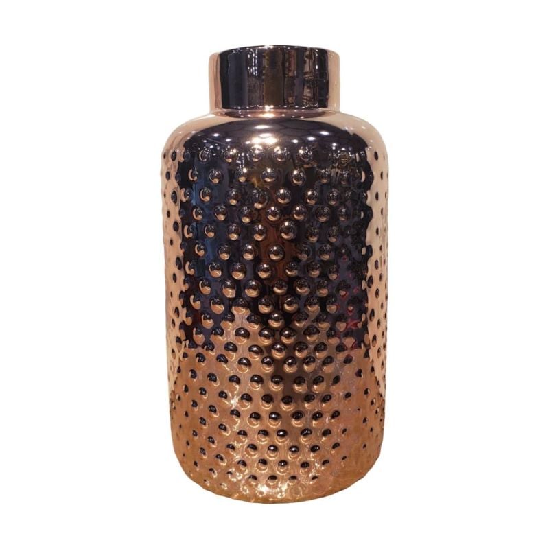 (TPM-2532) Copper Colour Vase Medium