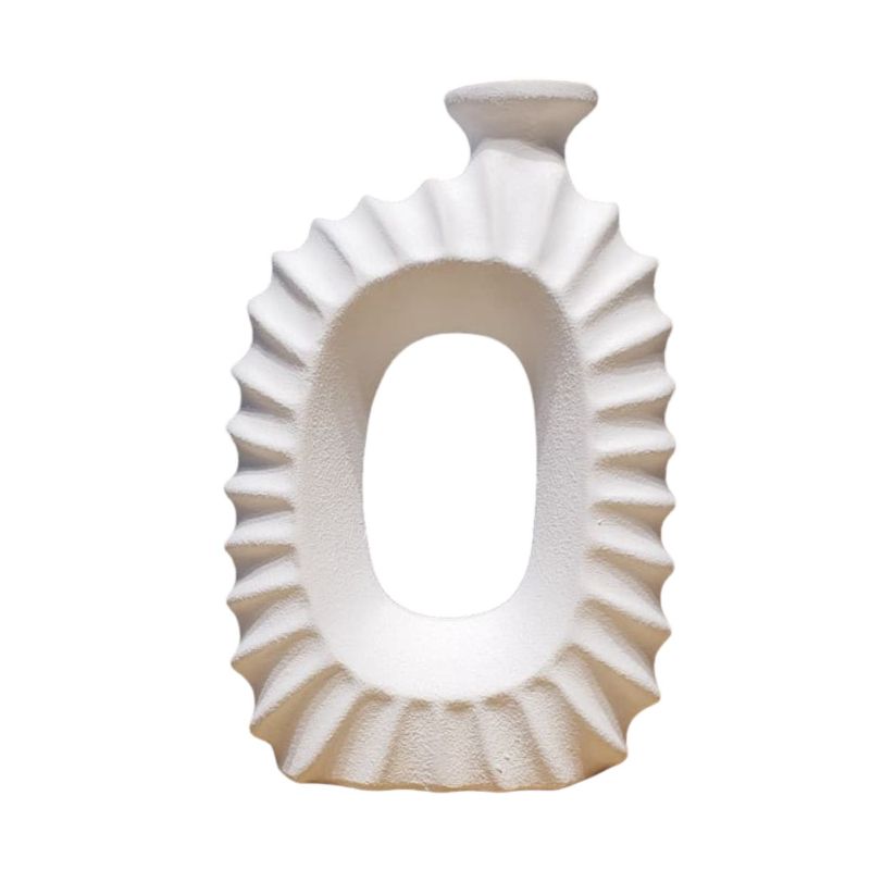 (TPM-1889) White Series Vase 10