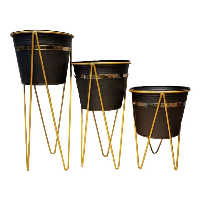 (TPM-1752) 3 Pcs Medium Sized Pot Set