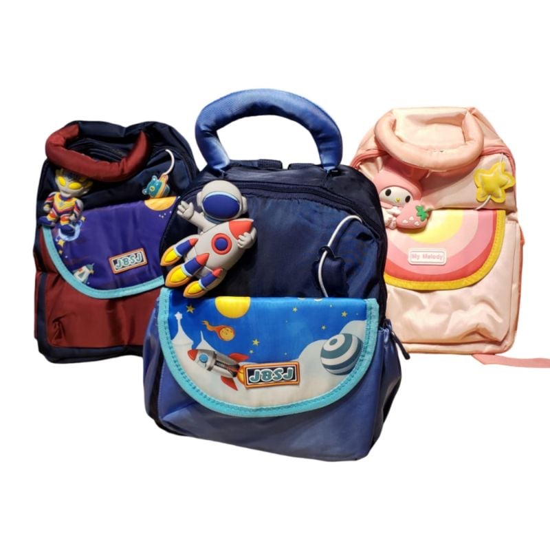 (St-J006) Bag,Dacron,Mix 4 Clr,35*25*12Cm