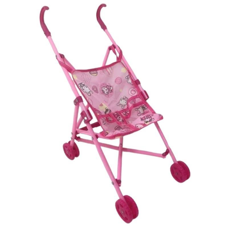 (SO-6617A-1) Pink Doll Stroller Chair