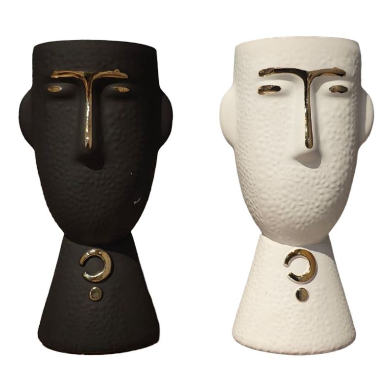 (TPM-1638) Face Vase W&B 16-13