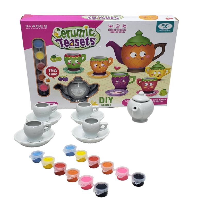 (868-G9) Cerumic Painting Tea Set
