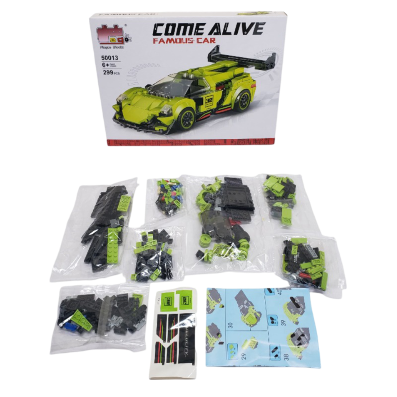 (50013) Come Alive Famous Car 299 Pcs