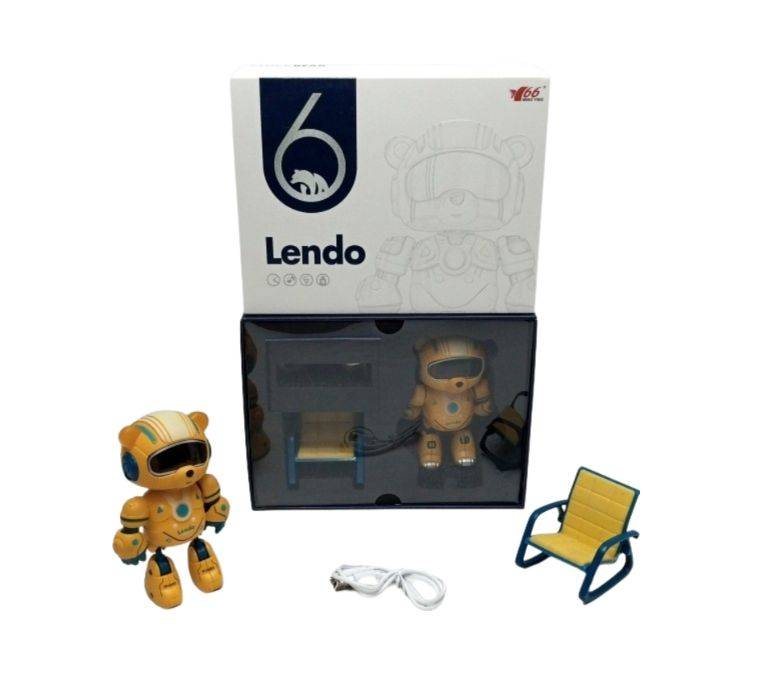 (MY66-Q1204D) Die-Cast Clock Bear 3Clrs Mix W/Light So