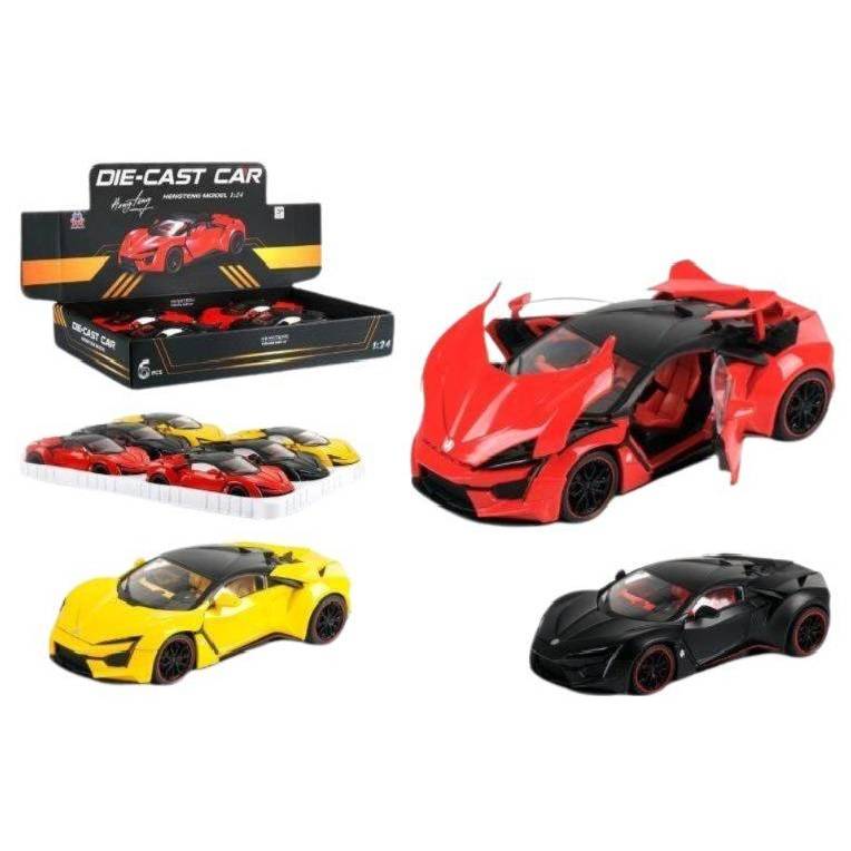 (53522-19A) Lykan hyper Sport Diecast Car