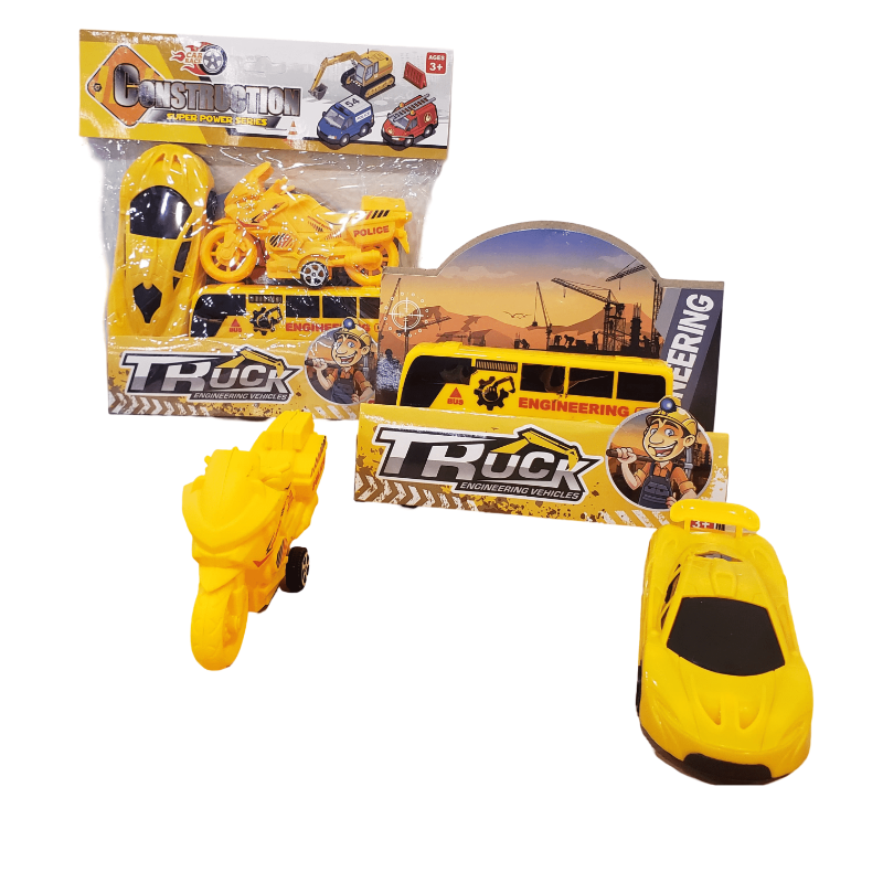 (116-13) Pull Back Vehicles Set