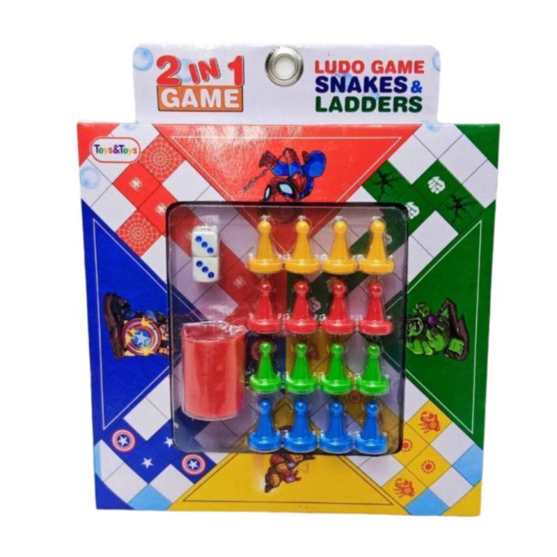 (LSW) 2 In 1 Ludo Game(Small)