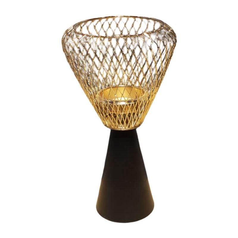 (TPM-1787) Cage Design Candle Stand 1