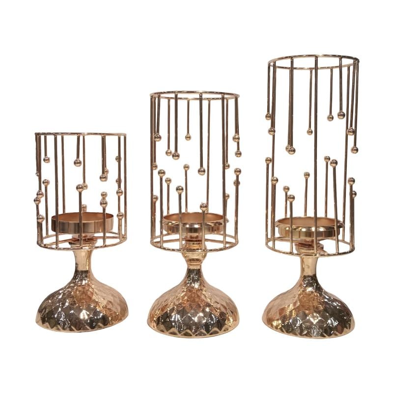 (TPM-ID-137) 3 Pcs Candle Stand