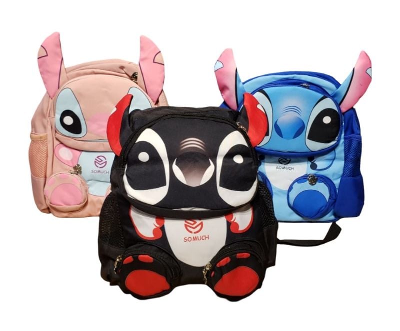 (St-03-4) Stitch Character Backpack For Toddlers {