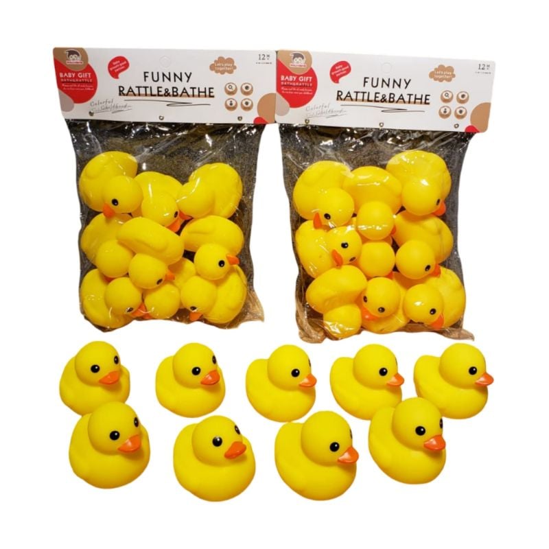 (BLS83-11) Chuchu Duck Set,9 Pcs,Pvch English Packi