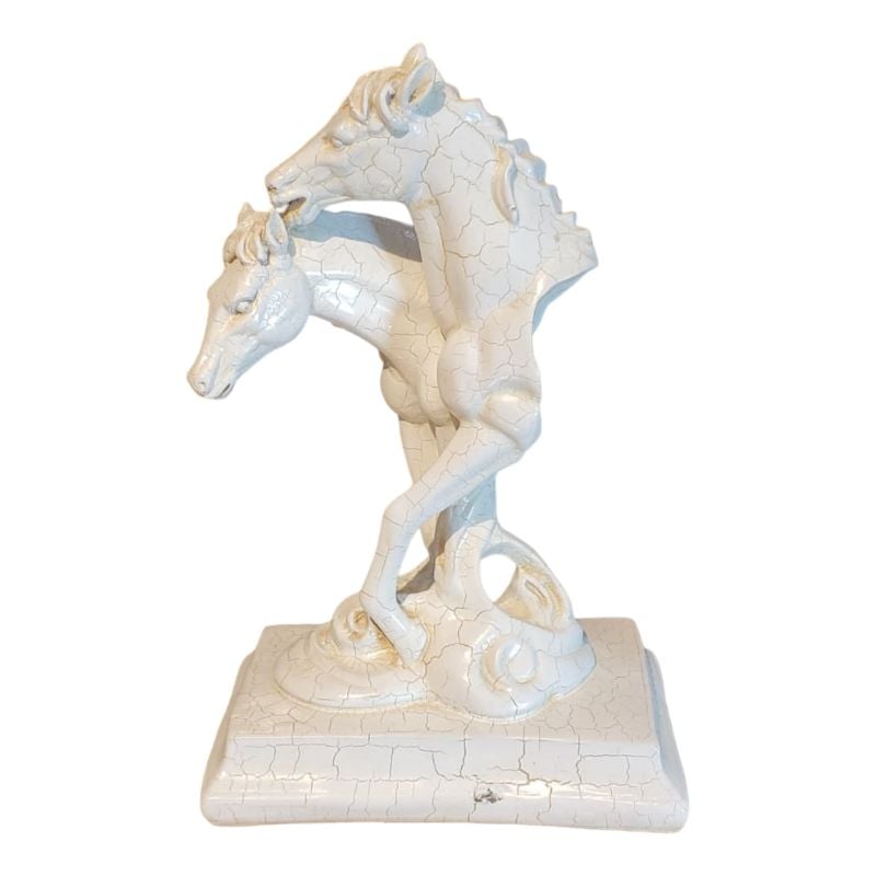(TPM-W056) 2 Horses Statue