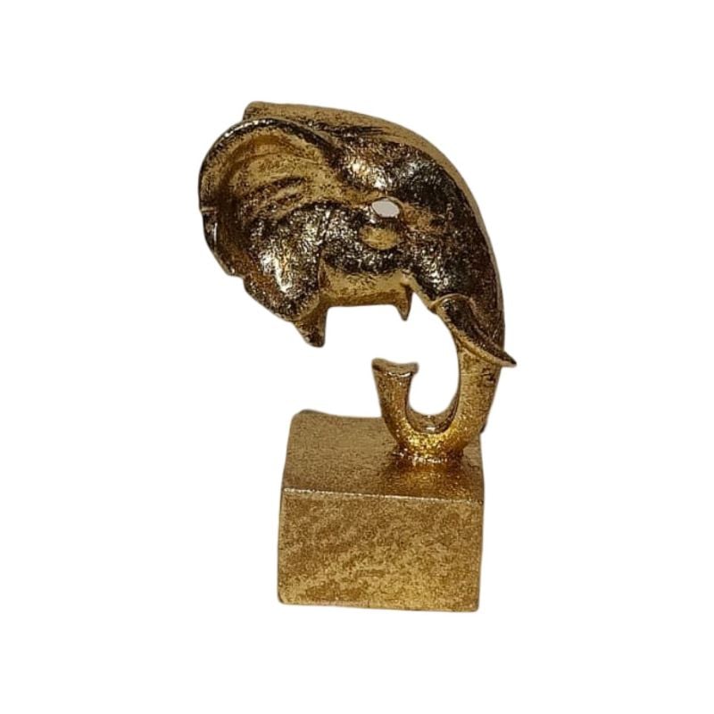 (TPM-2608) Resin Elephant Half Face Extra Small