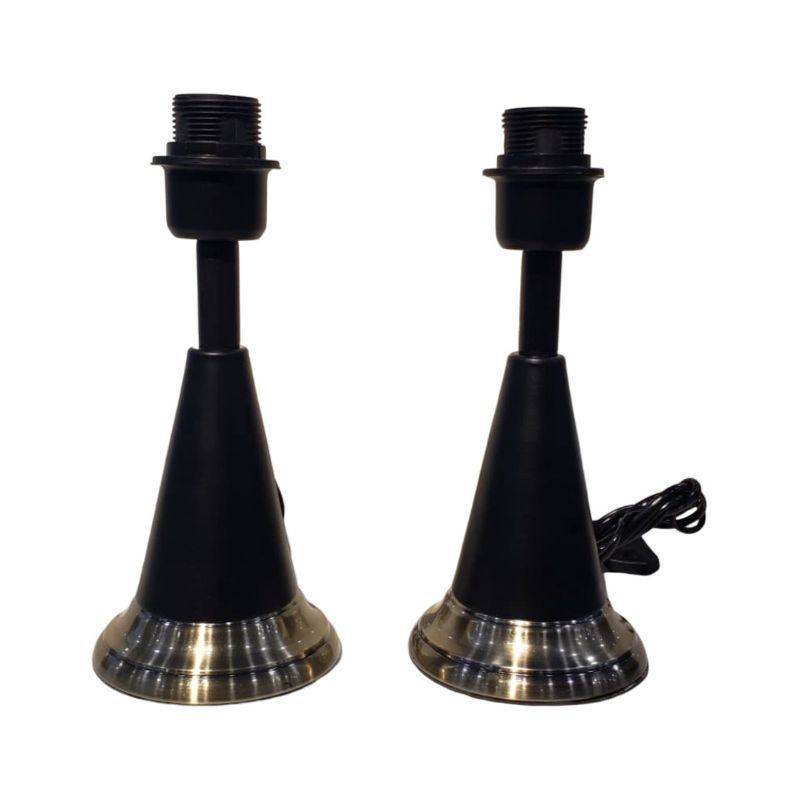 (TPM-1663) 1 Piece Black Cone Design Lamp