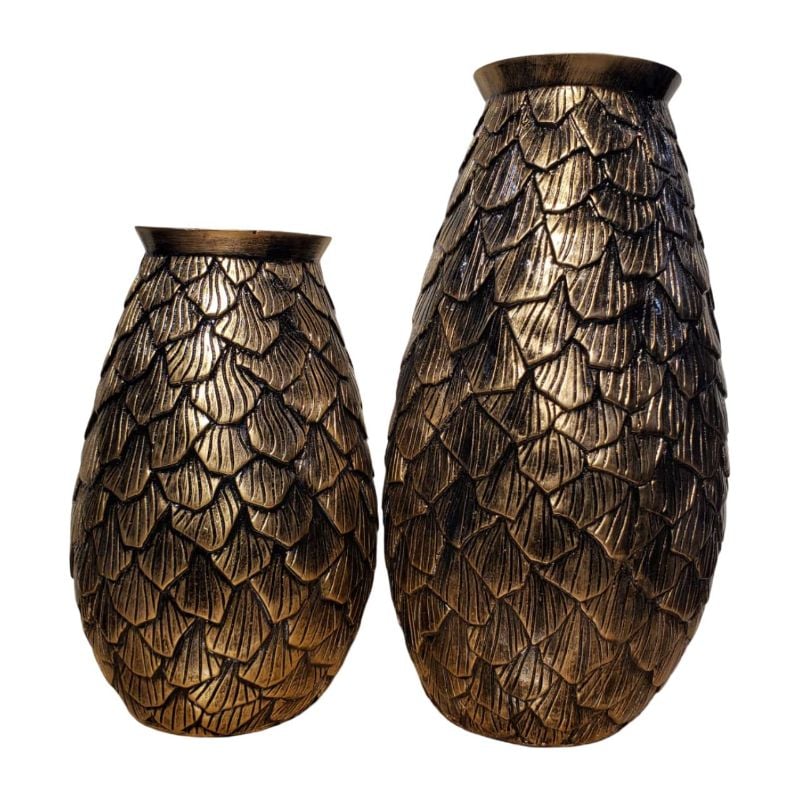 (TPM-W110) Resin 2 Pcs Vase Set 2nd Varient