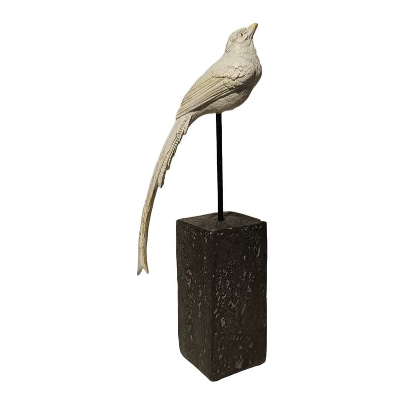 (TPM-2597) Resin Medium Standing Parrot Figure 2