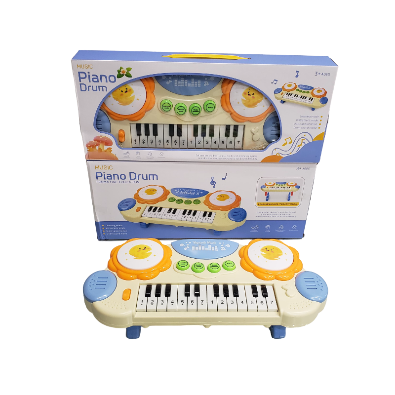 (C-6001) Piano+Drum 2 in 1 Musical Device