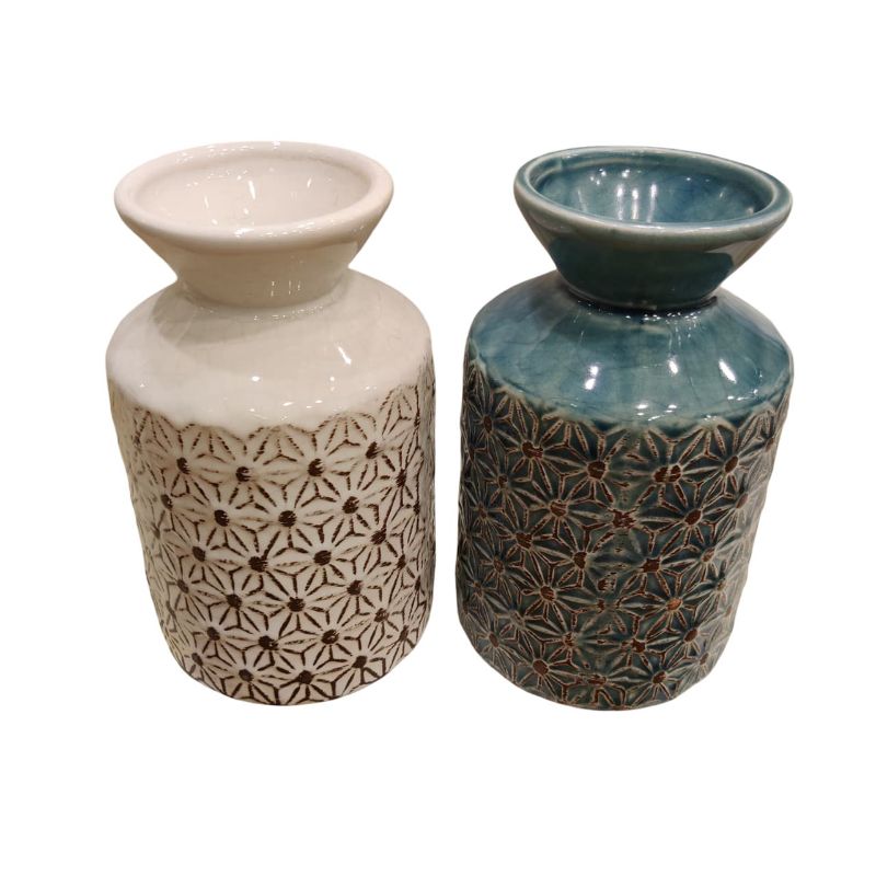 (TPM-2526) Ceramic Vase Small 3