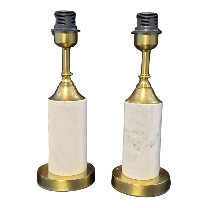 (TPM-1662) 1 Piece Marble Cylinder Lamp