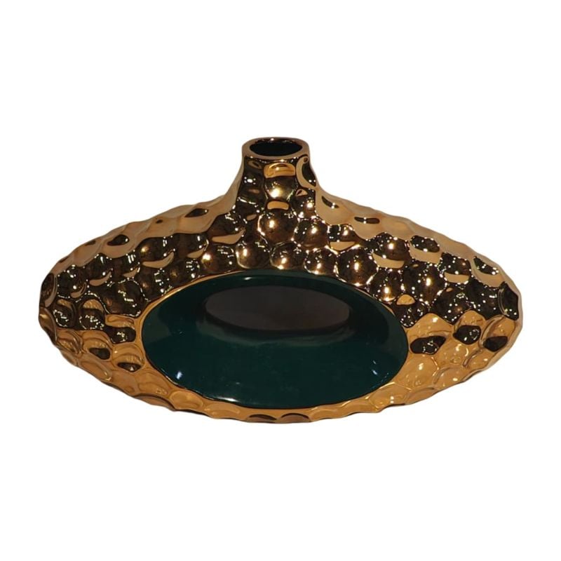 (TPM-ID-035) 2028C Vase Golden Green