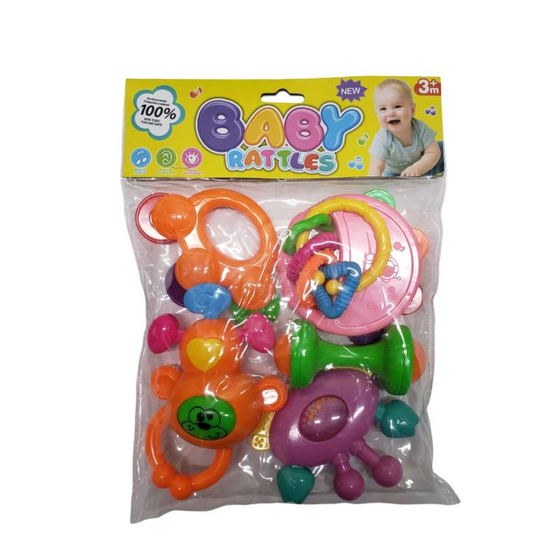 (XG78-10) Baby Rattle Set - 5 Pcs
