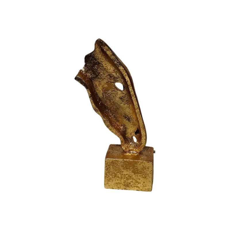 (TPM-2566) Resin Horse Resin Face Trophy Medium