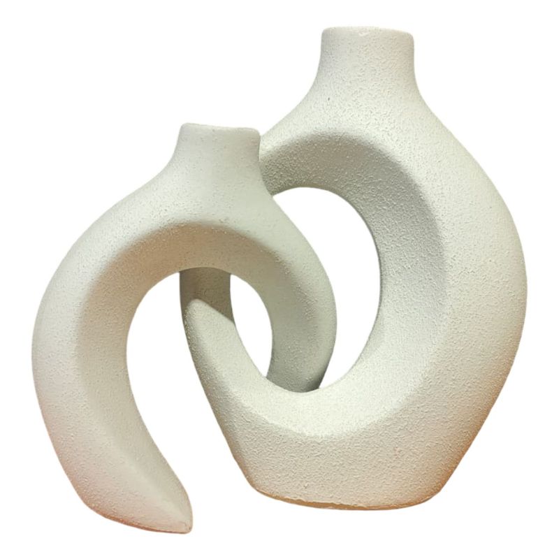 (TPM-1503) White Series Vase 3-2