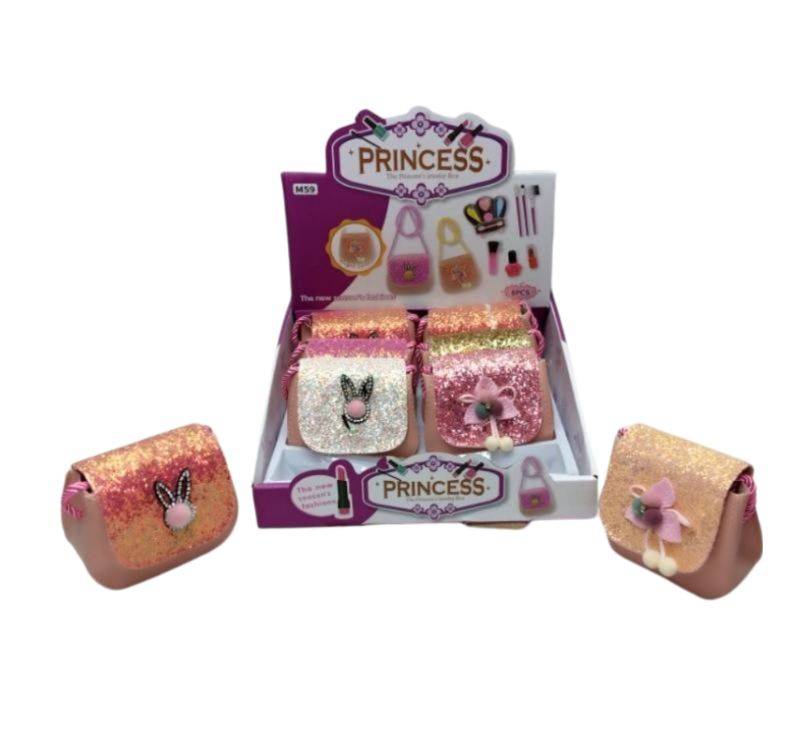 (M59) Princess Makeup Bag 8Pec Box