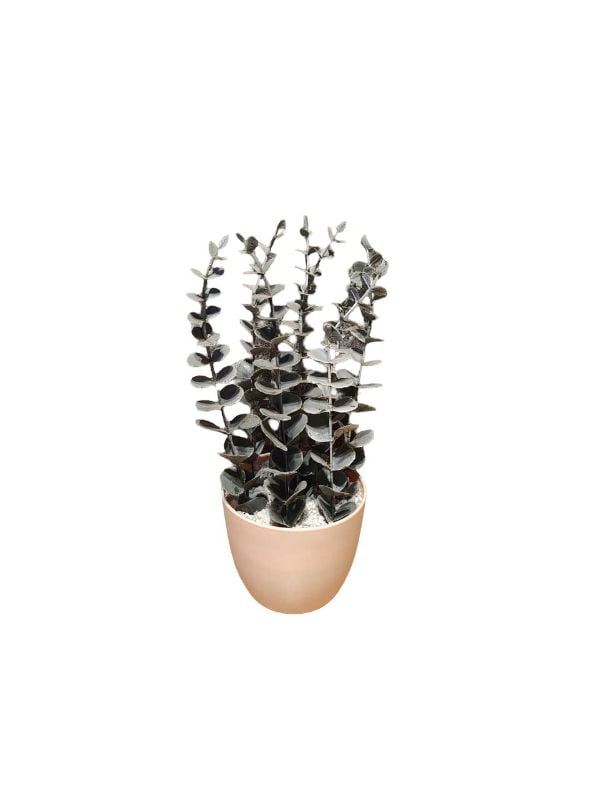 (TPM-1802) PVC Pot Small With Bunch