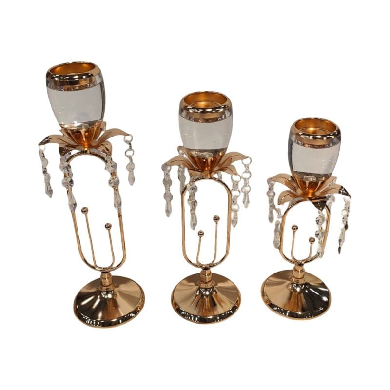 (TPM-ID-139) 3 Pcs Candle Stand 3