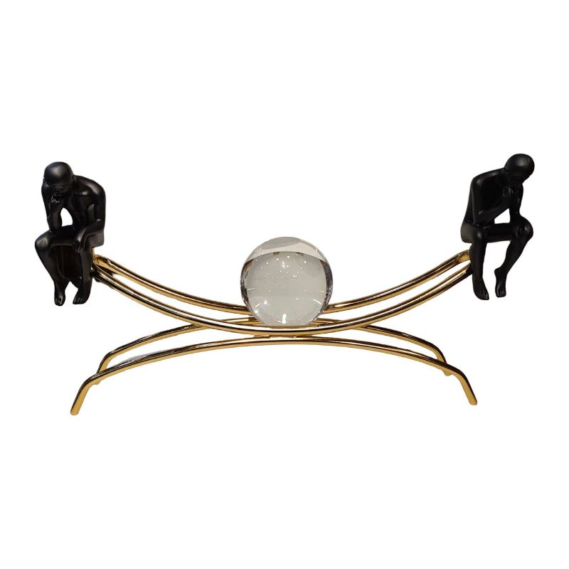 (TPM-2552) Resign 2 Figure Nordic Ball Decor Set