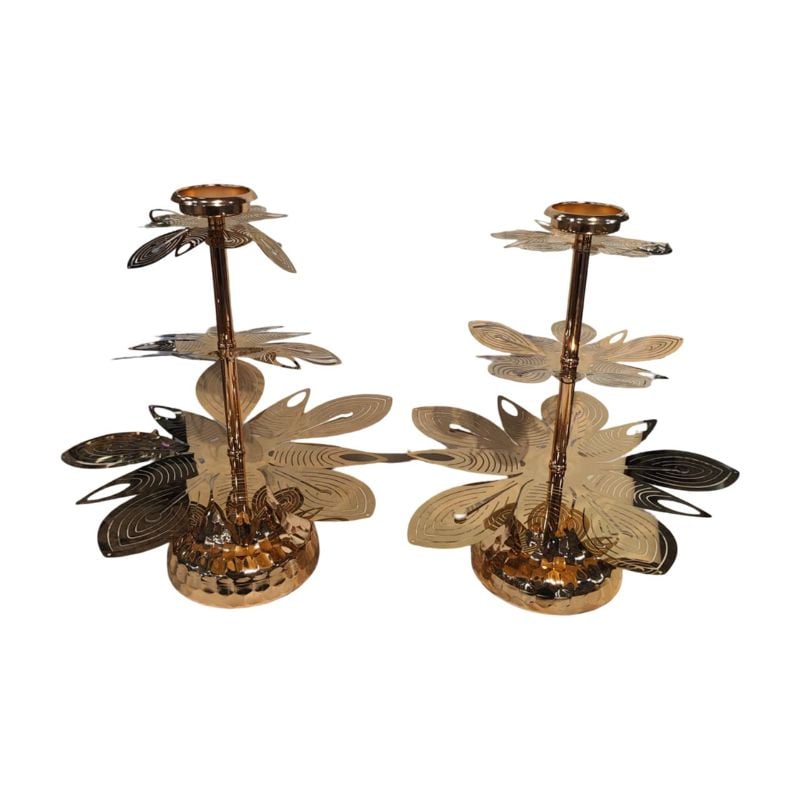 (TPM-ID-143-A) 2 Pcs Set Candle Stand A