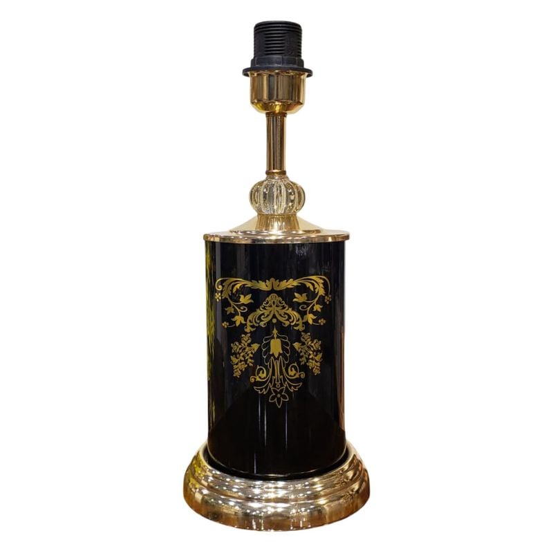 (TPM-1648) Black & Red Candy Lamp Large(Each Piece)