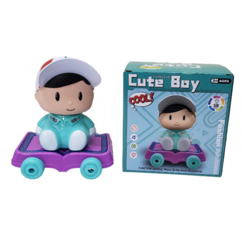 (NR617-239) Cute Boy Slide With Lights