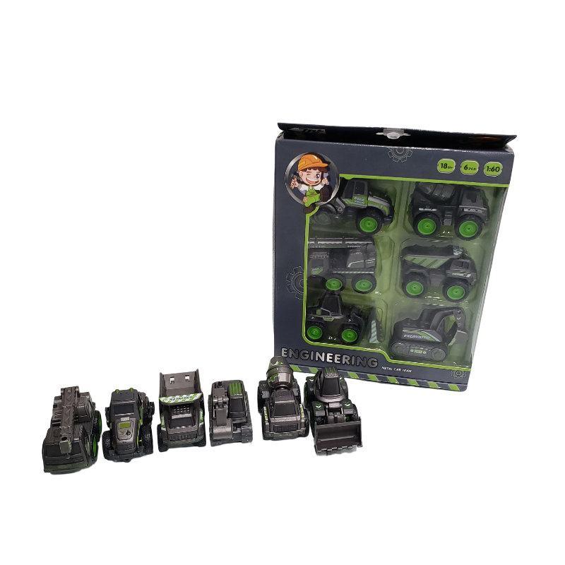 (0783-353) Engineer Trucks Diecast Collection 6 Pcs