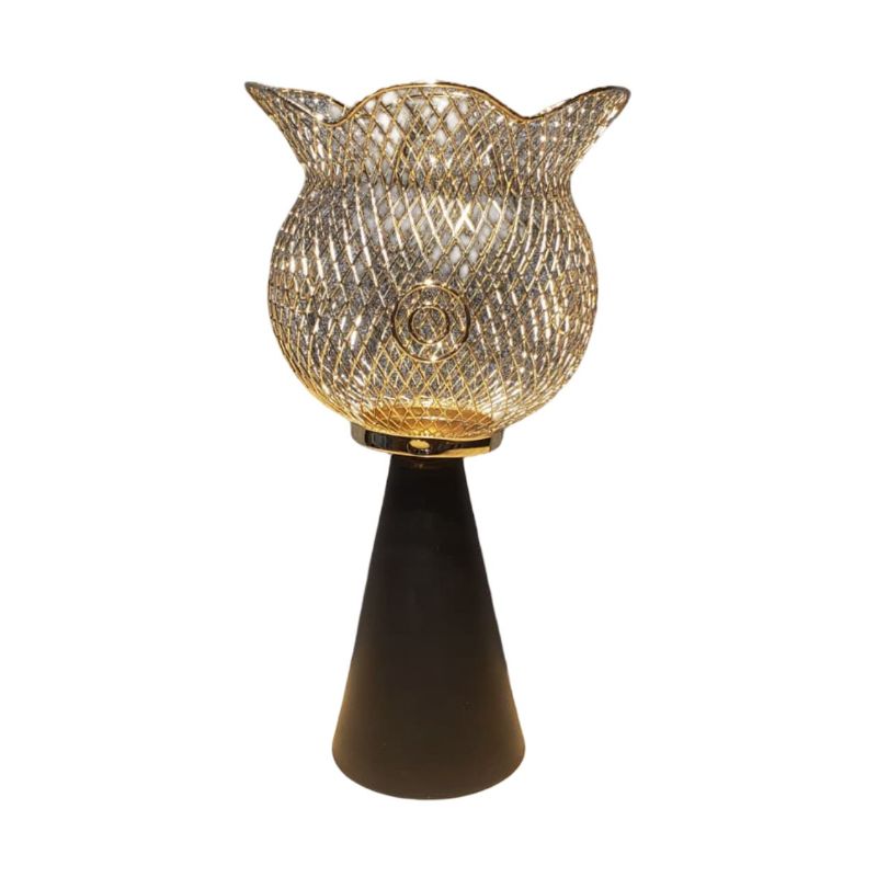 (TPM-1736) Flower Cage Candle Stand S